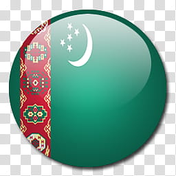 World Flags, Turkmenistan icon transparent background PNG clipart