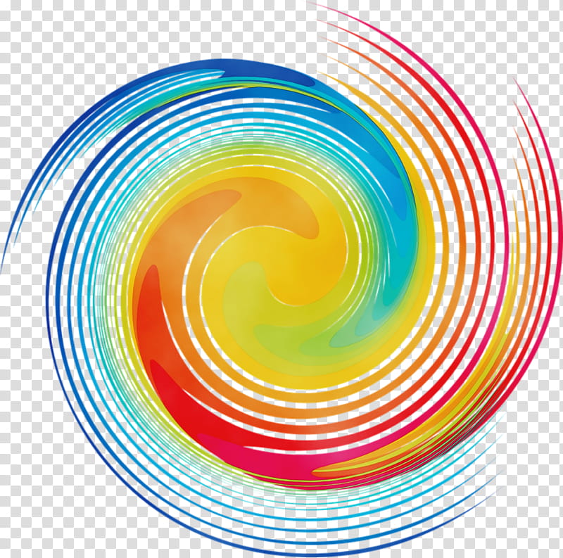 Orange, Watercolor, Paint, Wet Ink, Line, Circle, Wave, Vortex transparent background PNG clipart