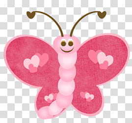 Super descargatelo, pink butterfly transparent background PNG clipart