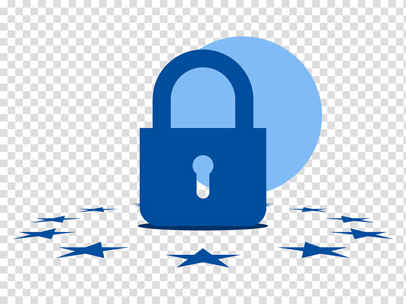 Encryption Blue, Boxcryptor, General Data Protection Regulation, Information Privacy, Information Security, Logo, Symbol transparent background PNG clipart
