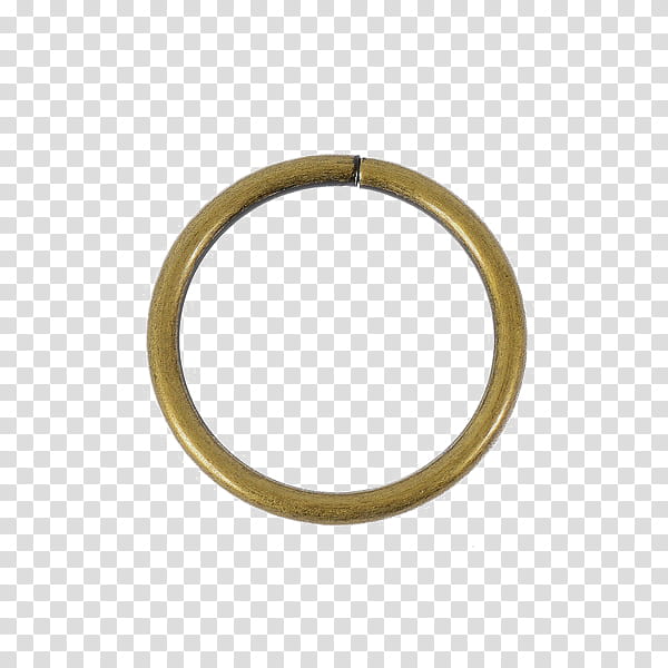 Silver Circle, Bangle, Ring, Body Jewellery, Human Body, Yellow, Metal, Brass transparent background PNG clipart