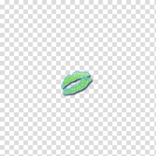 green-glittered lip mark transparent background PNG clipart