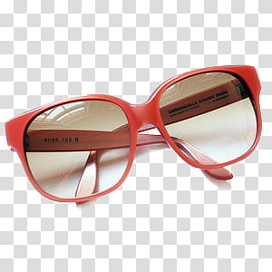 , red framed eyeglasses transparent background PNG clipart