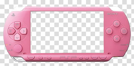, pink Sony PSP transparent background PNG clipart