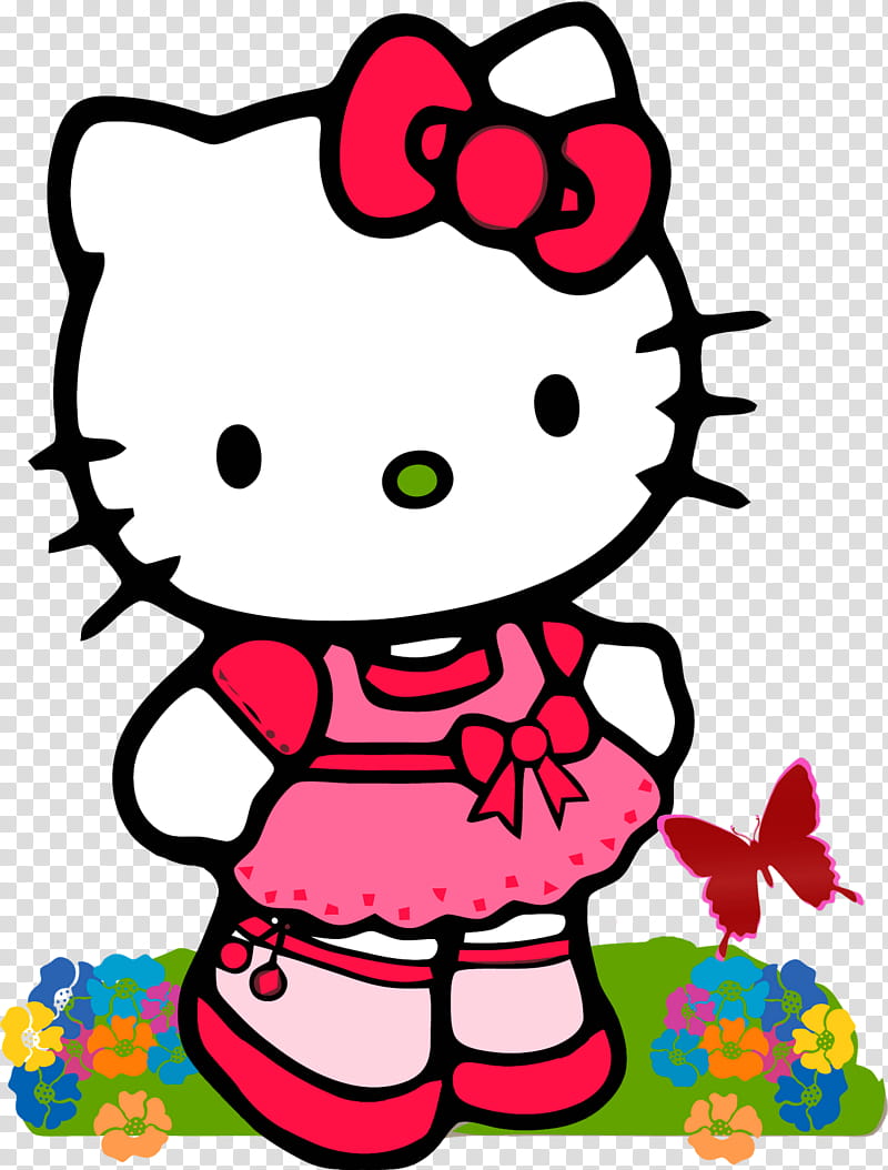 Hello Kitty transparent background PNG clipart