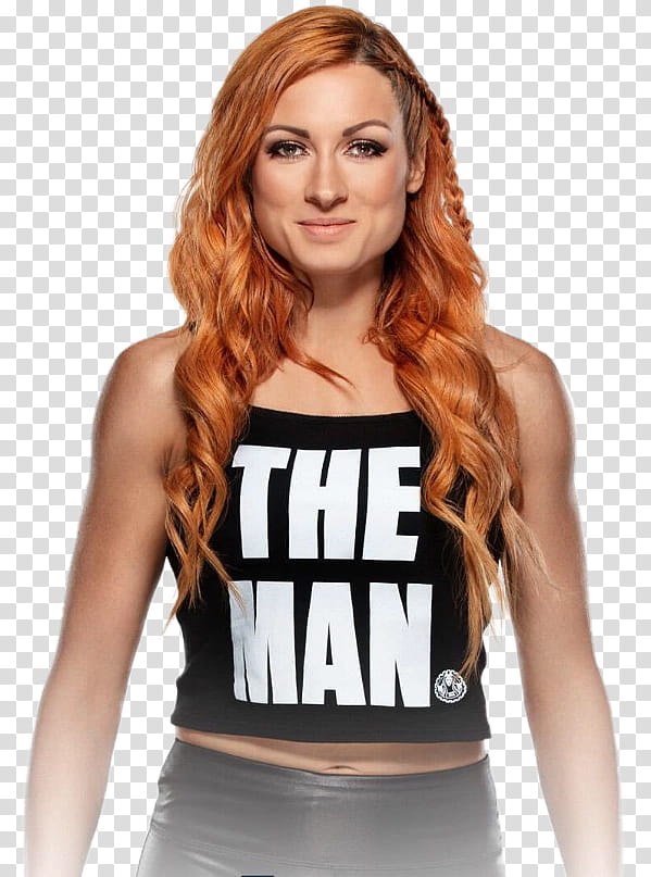 Becky Lynch  &#;THE MAN&#; transparent background PNG clipart