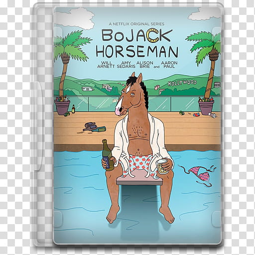 TV Show Icon Mega , BoJack Horseman, BoJack Horseman DVD case transparent background PNG clipart