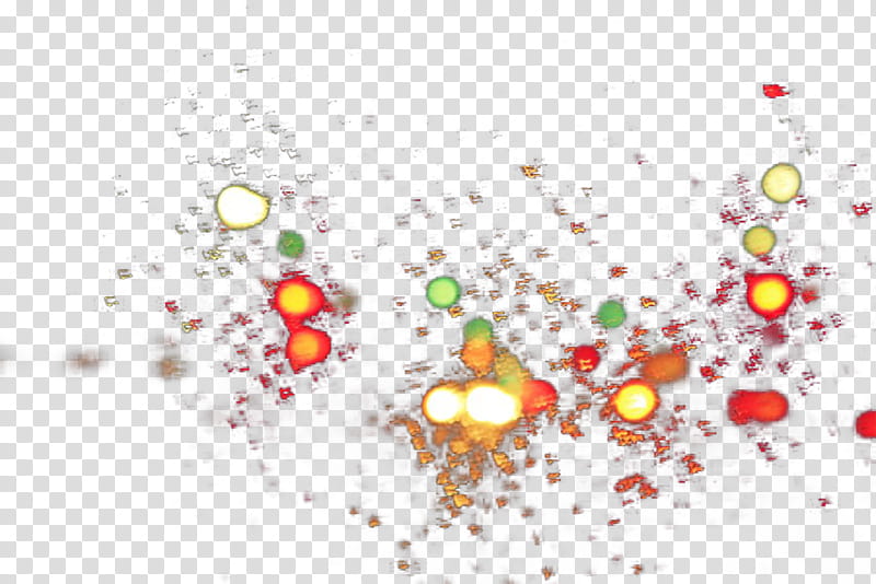 Light Particles and Bokehs, multicolored paint transparent background PNG clipart