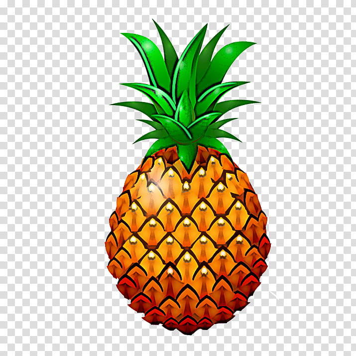 Pineapple, Ananas, Fruit, Orange, Plant, Food transparent background PNG clipart