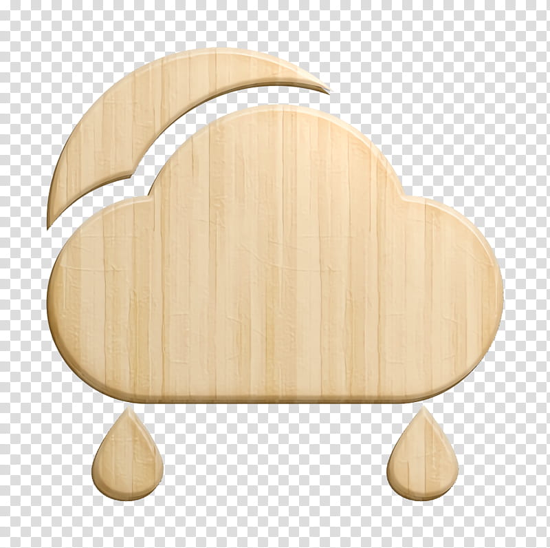 cloud icon day icon rain icon, Sun Icon, Weather Icon, Wood, Beige, Furniture, Table, Cutting Board transparent background PNG clipart