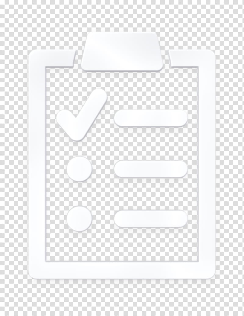 icon Clipboard with a list icon Shopping Mall icon, Text, Logo, Line, Blackandwhite, Rectangle, Symbol transparent background PNG clipart