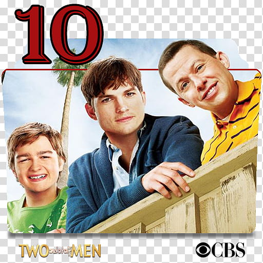 Two and a Half Men series and season folder icons, Two and a Half Men S ( transparent background PNG clipart