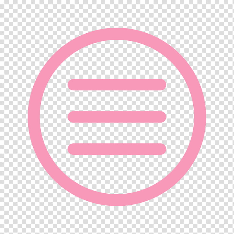 graphy Logo, Hamburger Button, Menu, Dropdown List, Pink, Text, Line, Circle transparent background PNG clipart