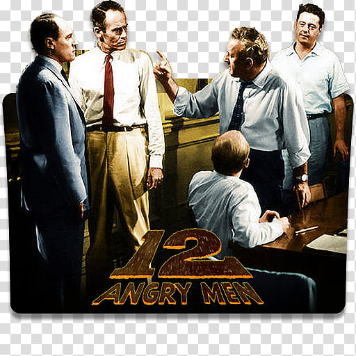 Random Hollywood Movies Folder Icon Collection ,  angry men transparent background PNG clipart