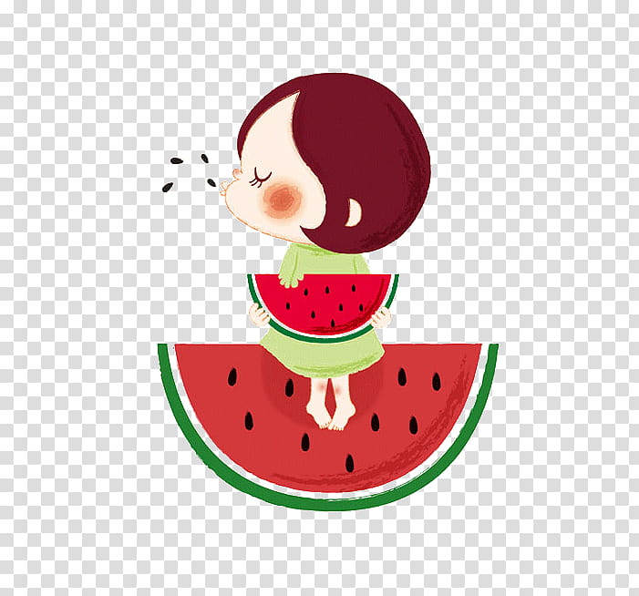 Watermelon, Cartoon, Fruit, Bitter Melon, Cucurbits, Food, Citrullus, Diet Food transparent background PNG clipart