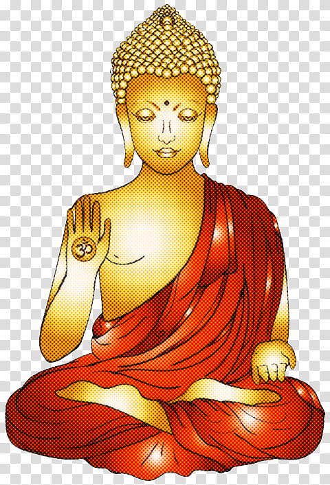 Buddha, Buddhism, Golden Buddha, Buddharupa, Zen, Buddha In Thailand, Buddhist Meditation, Drawing transparent background PNG clipart