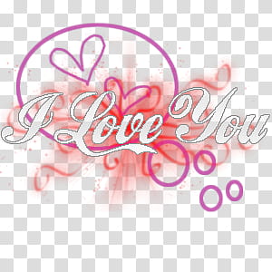 I Love You, i love you text overlay transparent background PNG clipart