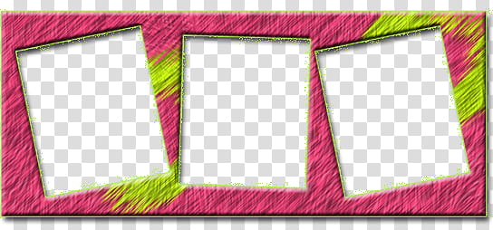 Frames , pink and yellow framed  collage transparent background PNG clipart