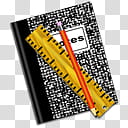 NIX Xi, Composition Book icon transparent background PNG clipart