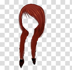 Bases Y Ropa de Sucrette Actualizado, braided red long hair art transparent background PNG clipart