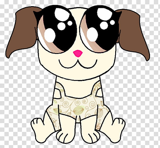 Mis s, animated puppy illustration transparent background PNG clipart