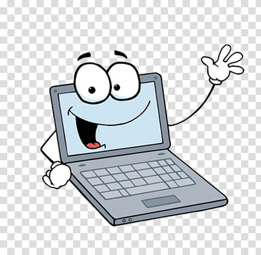 Laptop, Cartoon, Computer, Drawing, Character, Computer Keyboard, Personal Computer, Technology transparent background PNG clipart