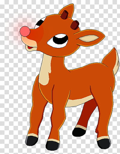 Rudolph the Red-Nosed Reindeer transparent background PNG clipart