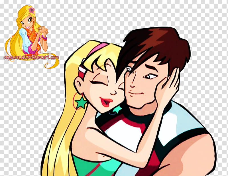 Stella and Brandon Winx transparent background PNG clipart