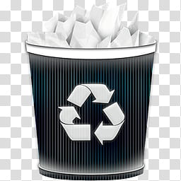 Recycle Bin icon transparent background PNG clipart