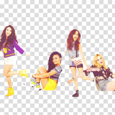 Little Mix, group of woman taking transparent background PNG clipart