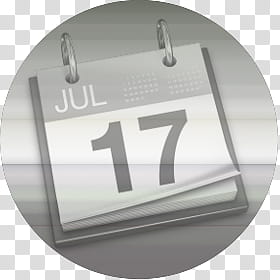 Aluminium Icon Set, iCal Aluminium, July  calendar art transparent background PNG clipart