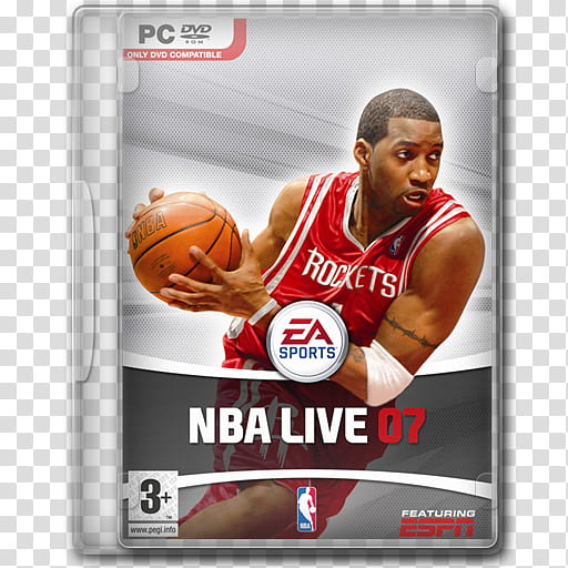 Game Icons , NBA-Live-, closed NBA Live  PC/DVD case transparent background PNG clipart