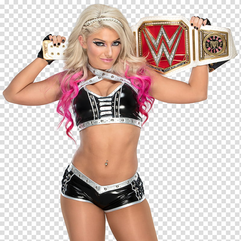 Alexa Bliss x RAW Women Champion transparent background PNG clipart