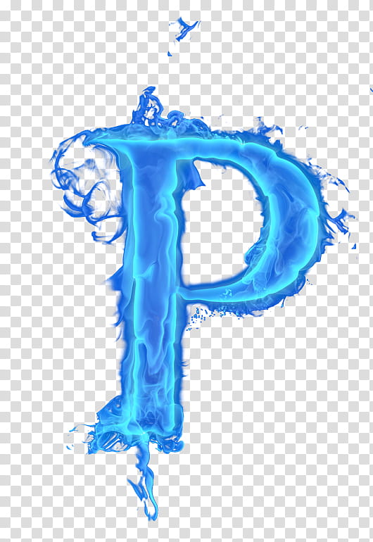 The Letter S In Blue Fire