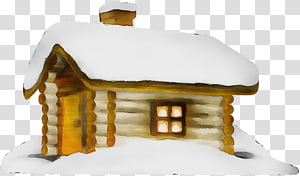log cabin house home gingerbread house roof, Watercolor, Paint, Wet Ink, Cottage, Real Estate, Hut, Building transparent background PNG clipart thumbnail