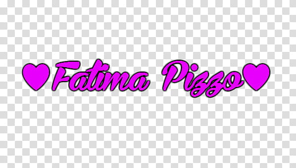 Firma Para Fatima Pizzo transparent background PNG clipart