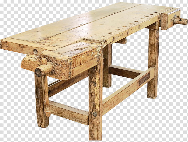 Wood Table, Wood Stain, Lumber, Workbench, Angle, Furniture, Coffee Table, Desk transparent background PNG clipart