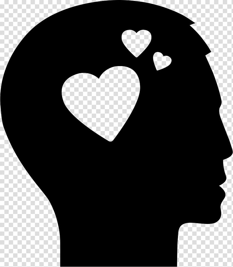 Love Background Heart, Mental Disorder, Psychiatry, Mental Health, Disease, Blackandwhite, Silhouette, Symbol transparent background PNG clipart