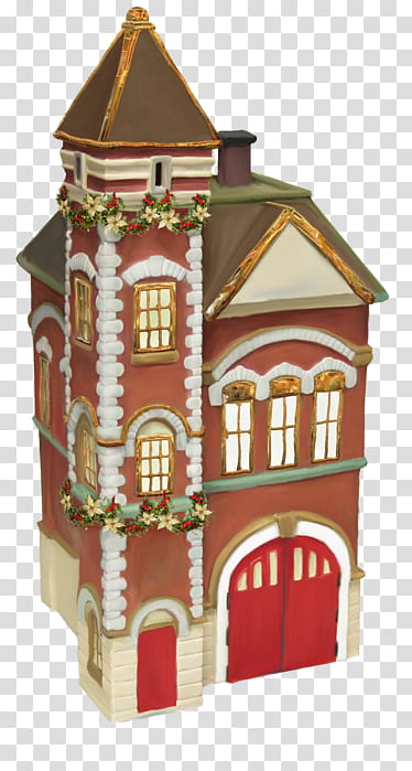 Christmas Decoration Drawing, Cartoon, Building, Castle, House, Snow, Animation, Christmas Ornament transparent background PNG clipart