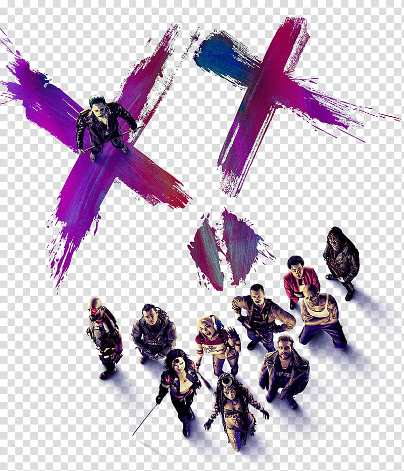 Suicide Squad Stickers, Suicide Squad characters transparent background PNG clipart