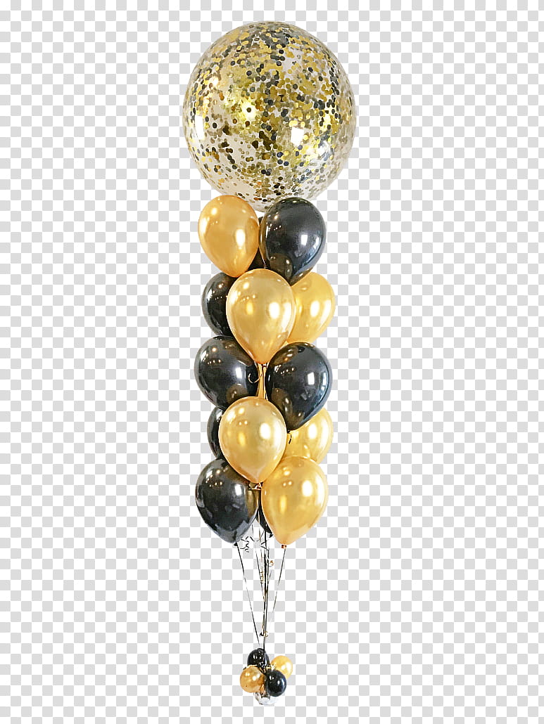 yellow jewellery sphere balloon bead, Brooch, Jewelry Making, Metal, Silver transparent background PNG clipart