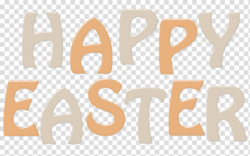 Happy Easter Word Art d transparent background PNG clipart