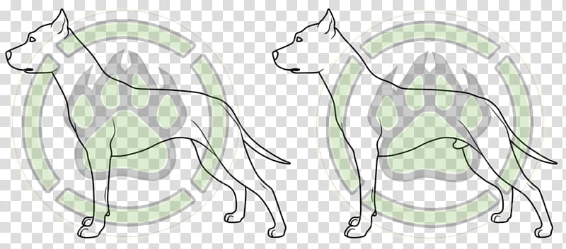 Pitbull Linearts transparent background PNG clipart