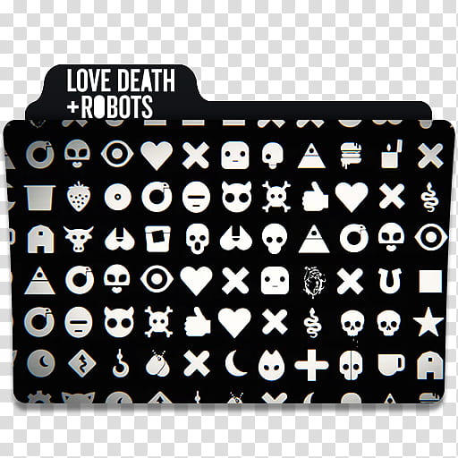 Love Death And Robots Folder Icon, Love, Death & Robots Design  transparent background PNG clipart