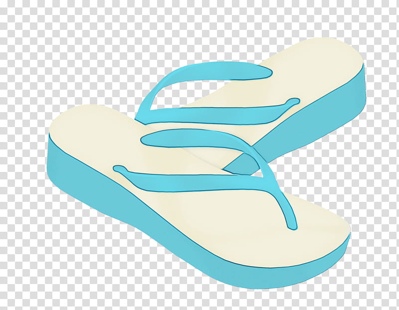 Flipflops Footwear, Shoe, Walking, Turquoise, Blue, Aqua, Sandal, Teal transparent background PNG clipart