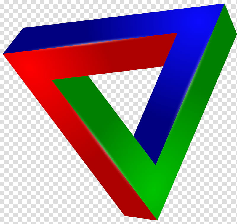 Line Art Arrow, Penrose Triangle, Shape, Geometry, Optical Illusion, Flag, Logo, Electric Blue transparent background PNG clipart