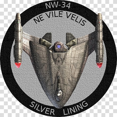 Silver Lining Mission Patch transparent background PNG clipart