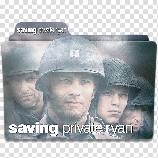 Saving Private Ryan  Folder Icon, saving P Ryan transparent background PNG clipart