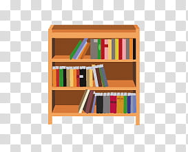 brown wooden -drawer bookcase illustration transparent background PNG clipart