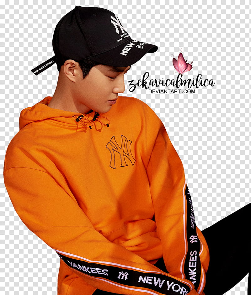EXO Suho MLB, man closing his eyes transparent background PNG clipart